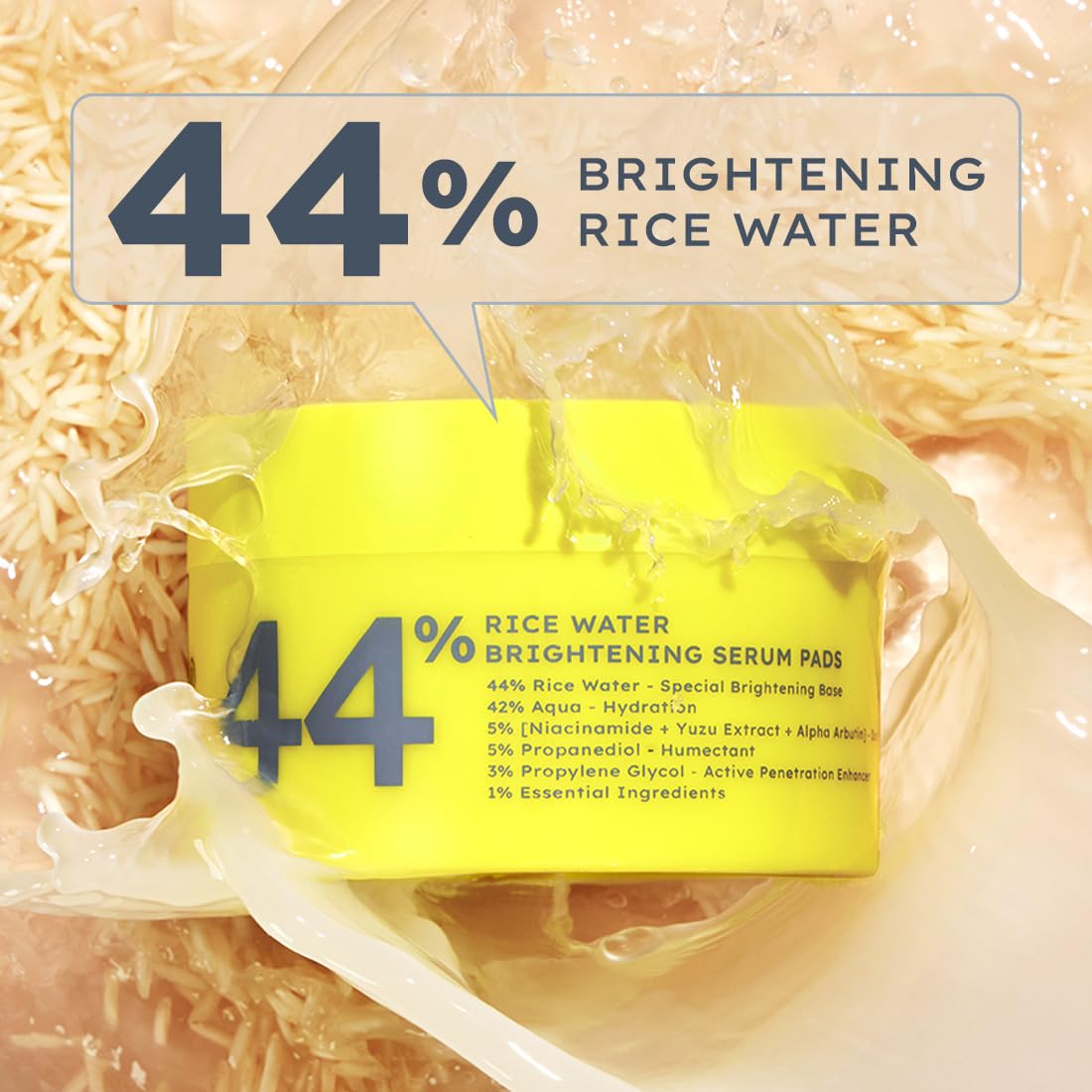 Hyphen Rice Water Brightening Serum Pads 50N