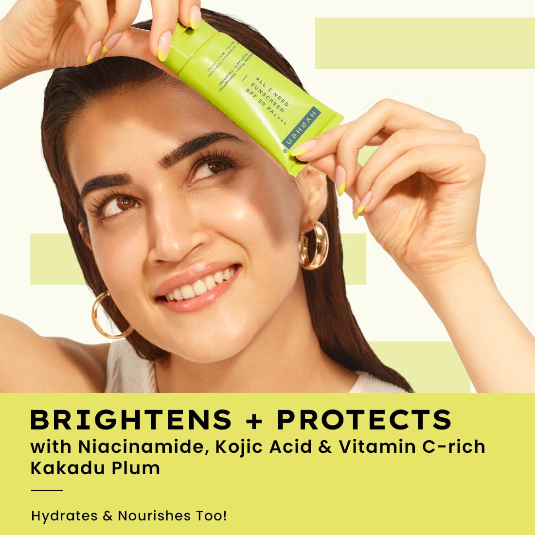 Hyphen Sunscreen SPF50 PA++++ 30ml | Brightening Care