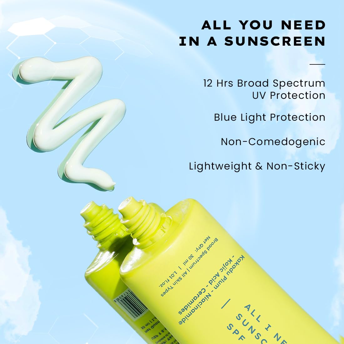 Hyphen Sunscreen SPF50 PA++++ 30ml | Brightening Care