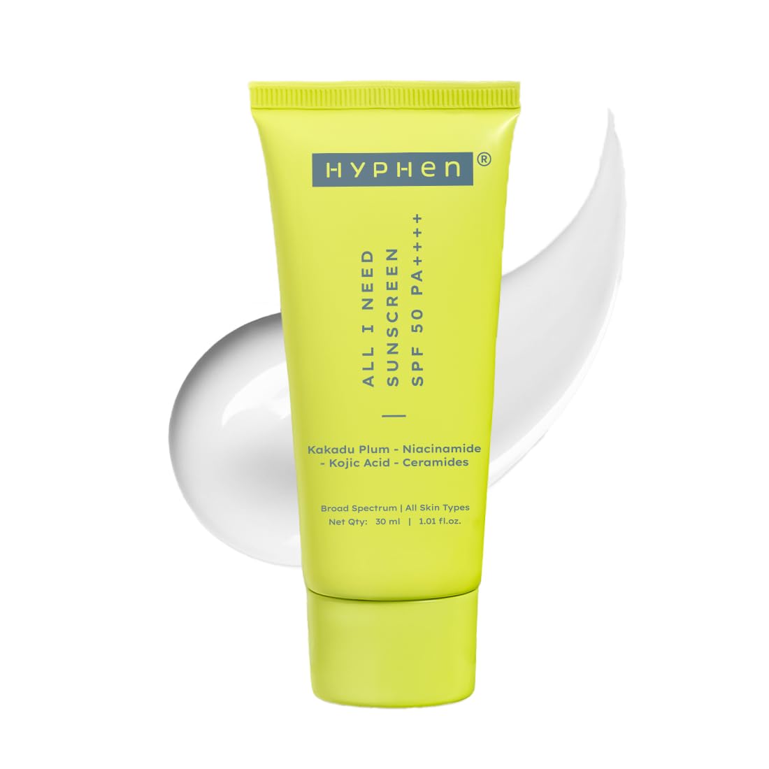 Hyphen Sunscreen SPF50 PA++++ 30ml | Brightening Care