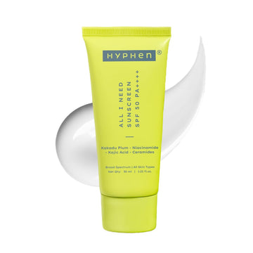 Hyphen Sunscreen SPF50 PA++++ 30ml | Brightening Care