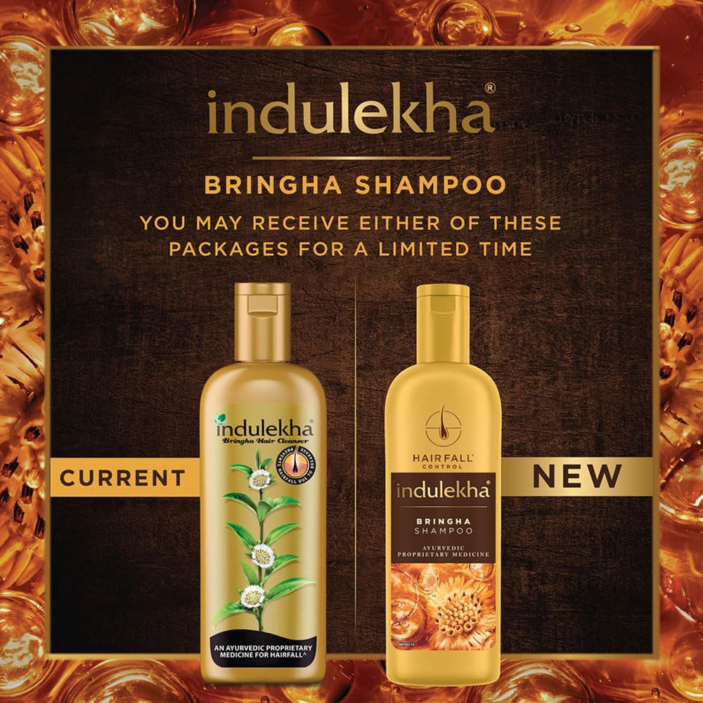 Indulekha Bringha Ayurvedic Shampoo for Hair Fall, 340ml