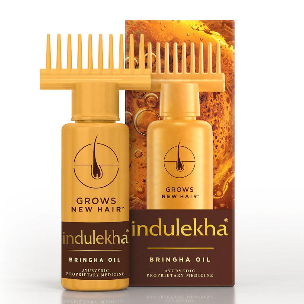 Indulekha Bringha Hair Oil for Hair Fall Control, 100ml