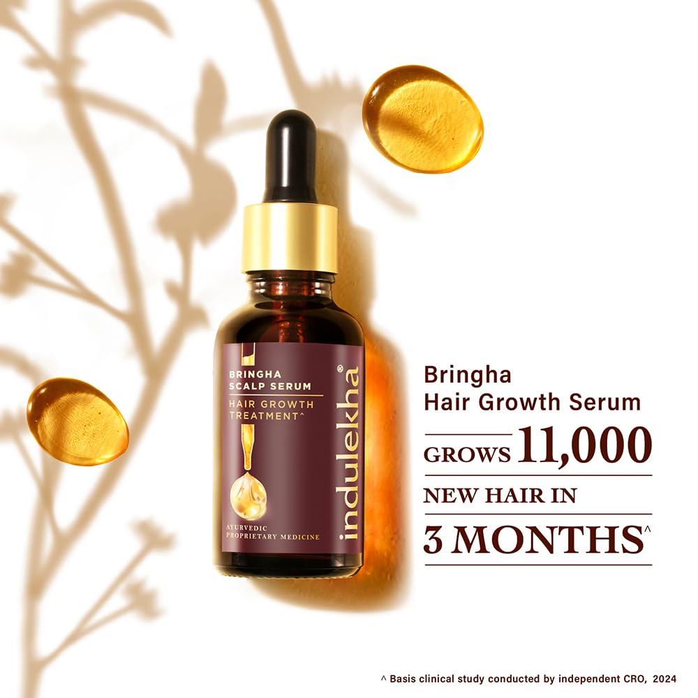 Indulekha Bringha Hair Serum 30ml – Ayurvedic Hair Growth