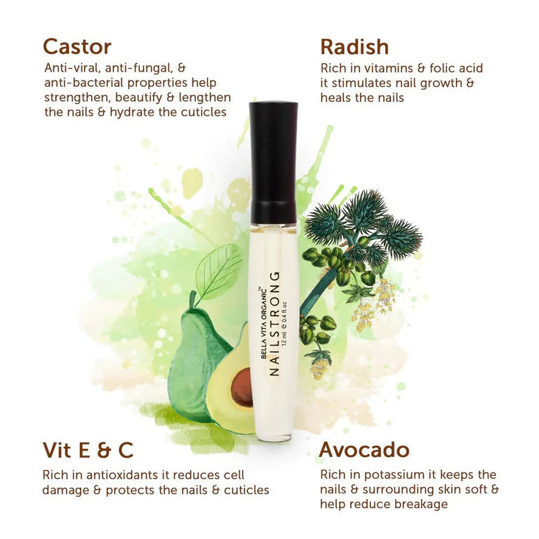 Bella Vita Organic NailStrong Cuticle Oil – 12 ml