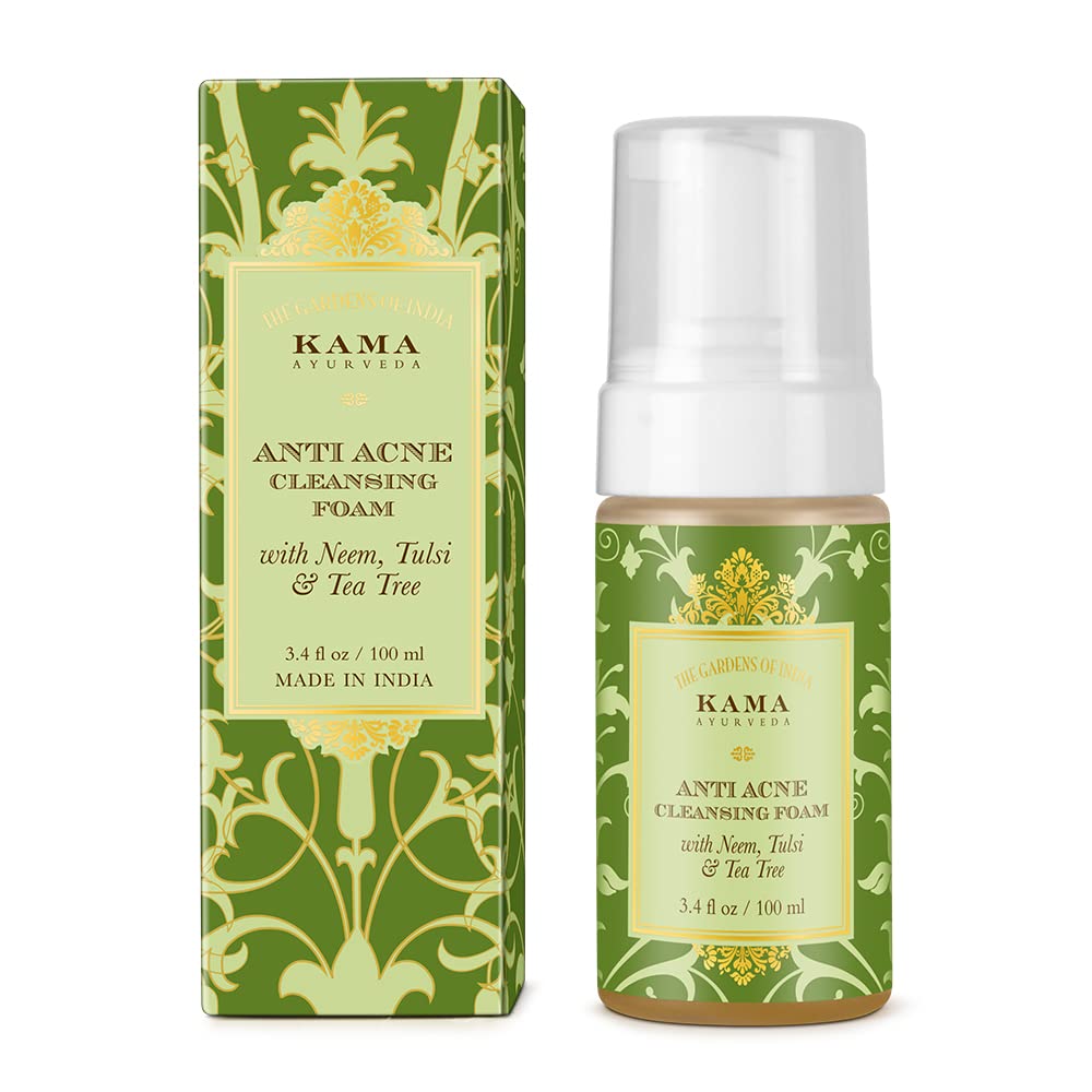 Kama Ayurveda Anti Acne Cleansing Foam 100g | Acne Care