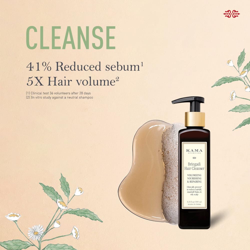 Kama Ayurveda Bringadi Hair Cleanser 200ml | Nourishing Care
