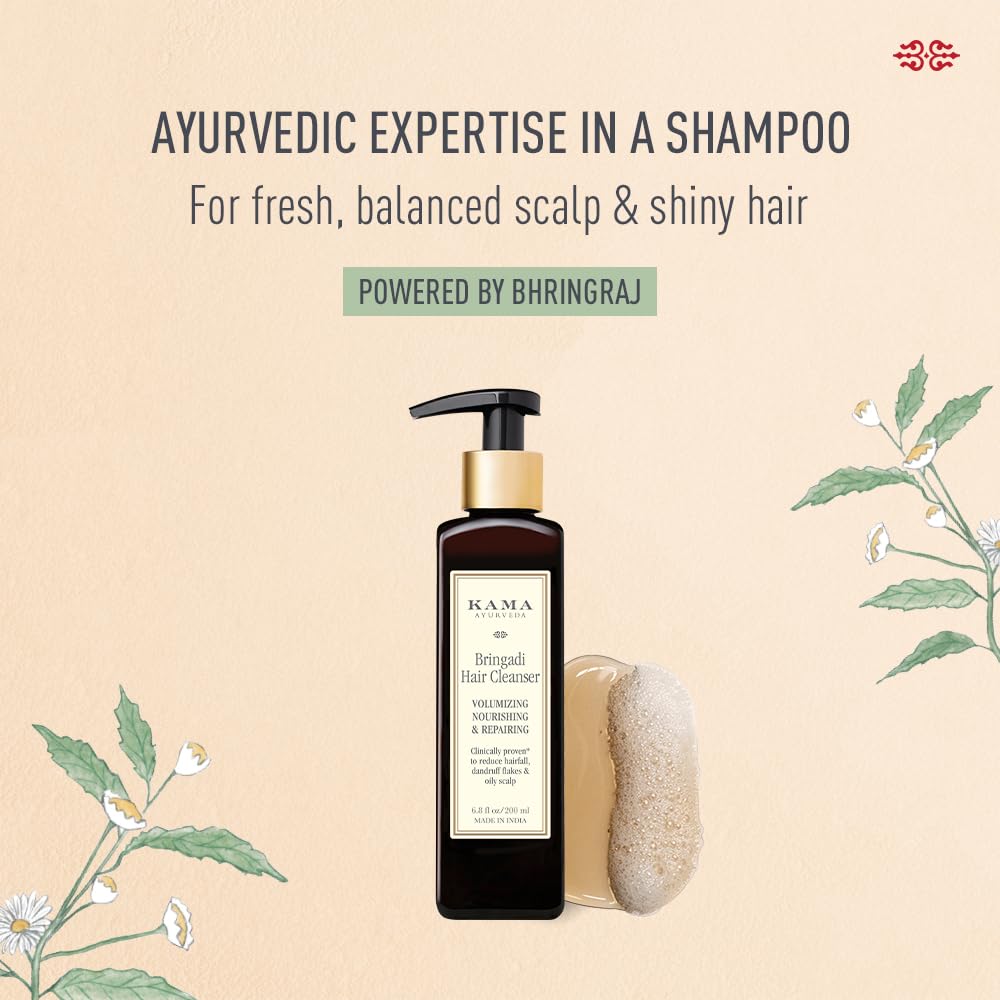 Kama Ayurveda Bringadi Hair Cleanser 200ml | Nourishing Care