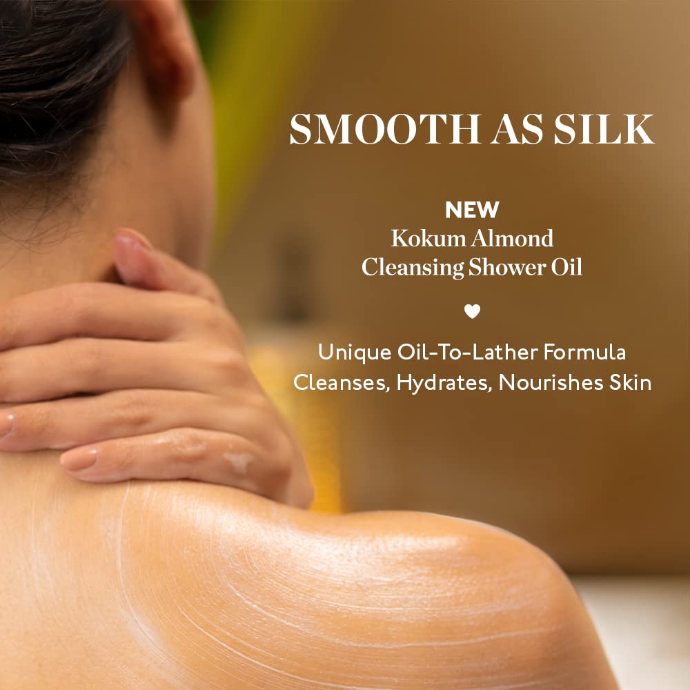Kama Ayurveda Kokum Almond Shower Oil | 200ml Cleansing