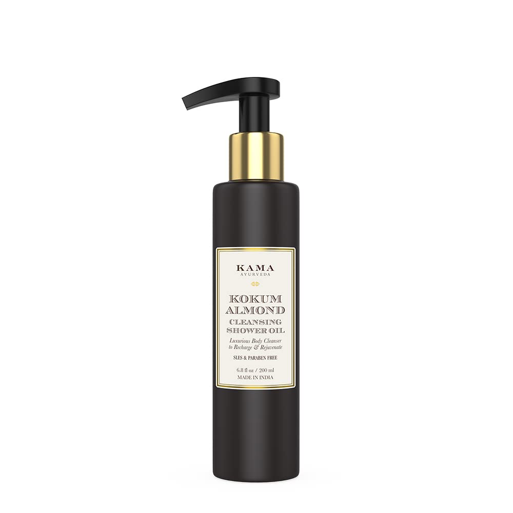 Kama Ayurveda Kokum Almond Shower Oil | 200ml Cleansing