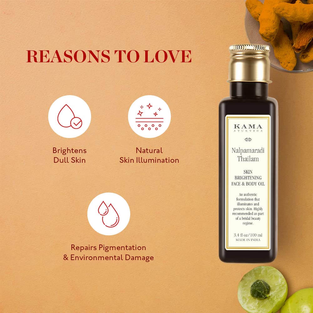 Kama Ayurveda Nalpamaradi Thailam Brightening Oil 50ml