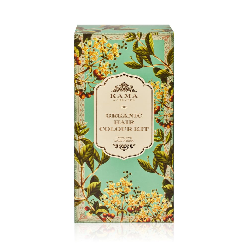 Kama Ayurveda Organic Hair Color Kit | Henna & Indigo 200g