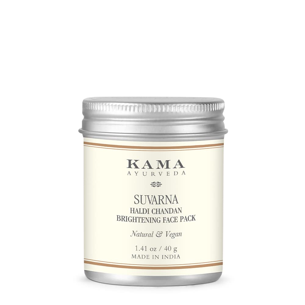Kama Ayurveda Suvarna Haldi Chandan Brightening Pack 40g