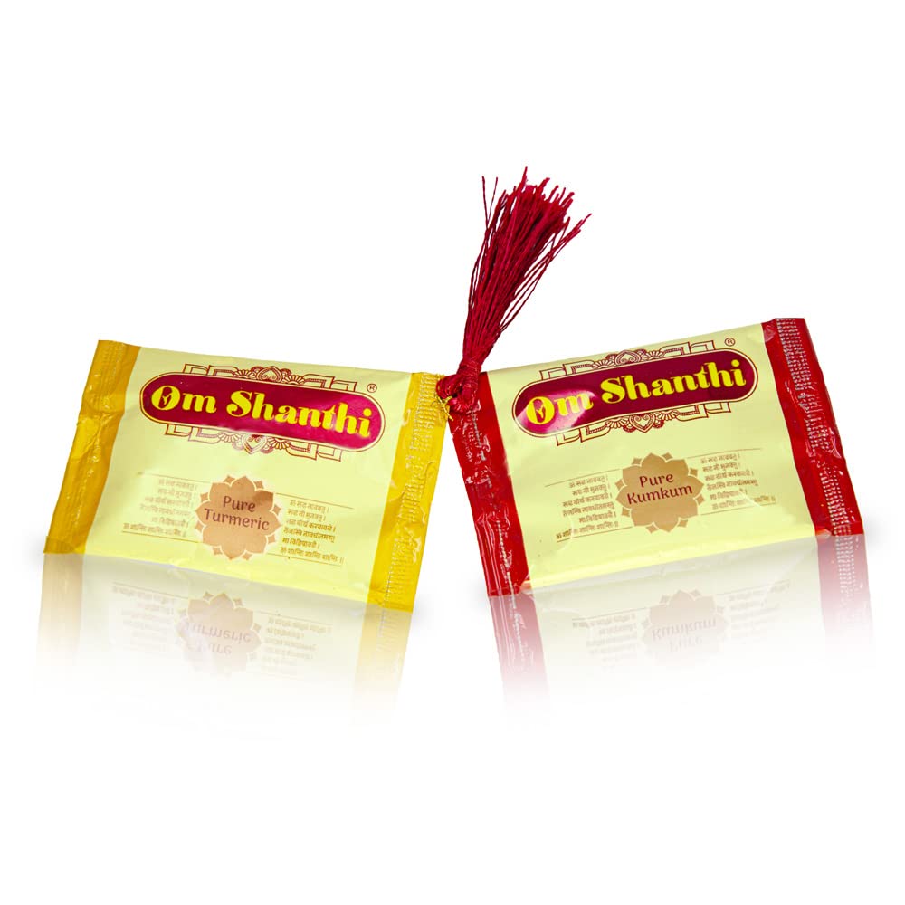 Kumkum & Haldi Return Gift Set – 100 pcs (50 Each) | Ideal for Weddings, Pooja & Festive Gifting