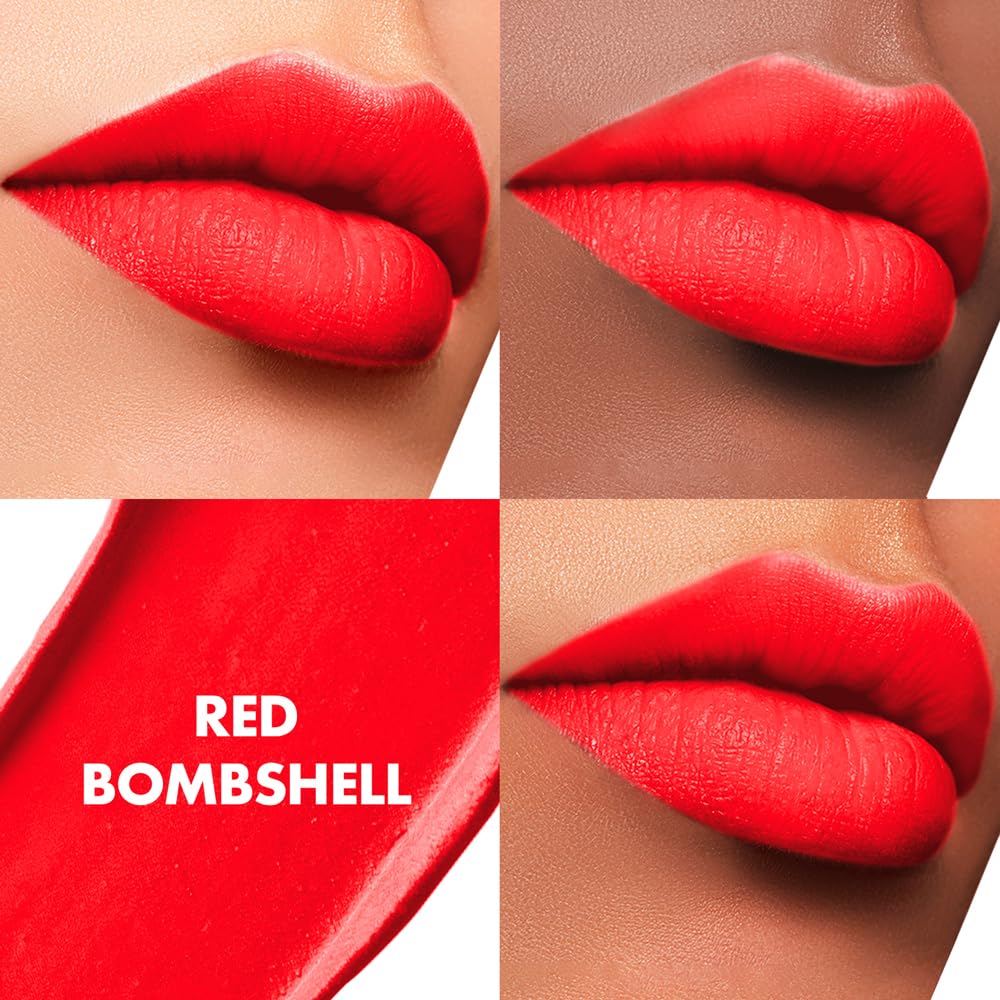 LAKMÉ Cushion Matte Lipstick Red Bombshell – Soft Matte Finish