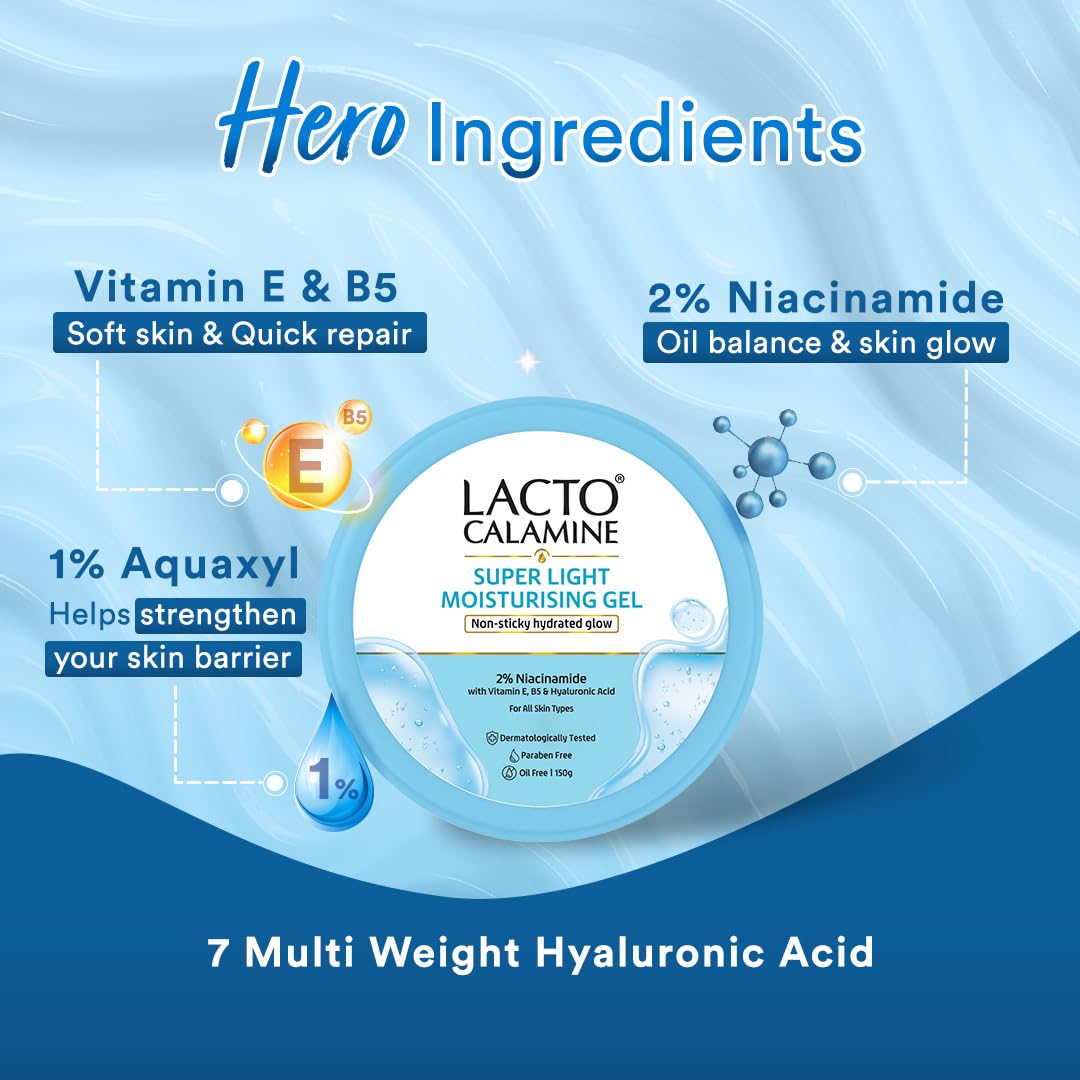 Lacto Calamine Super Light Moisturizing Gel 150