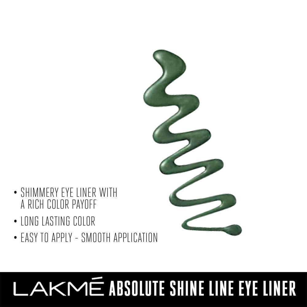 Lakmé Unreal Precision Liquid Eyeliner – Sparkling Olive 4.5ml
