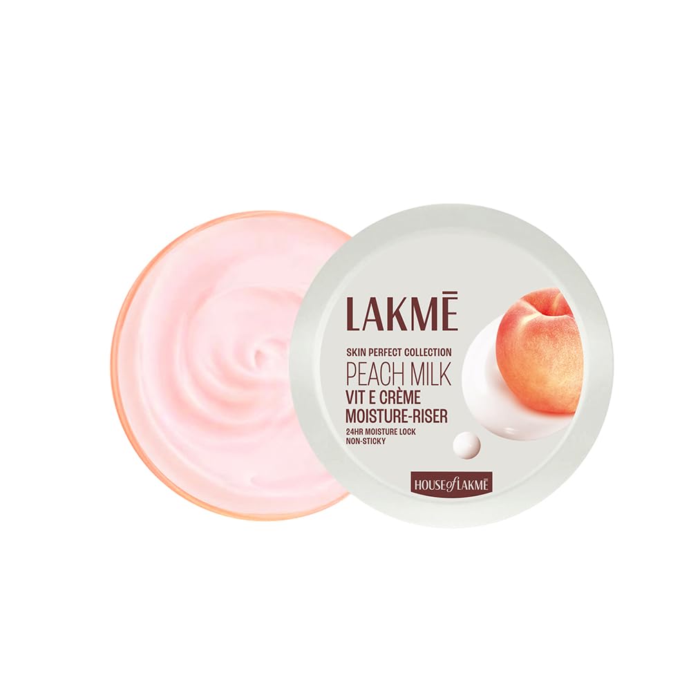 Lakme Peach Milk Soft Crème Moisturizer with Vitamin E 100g
