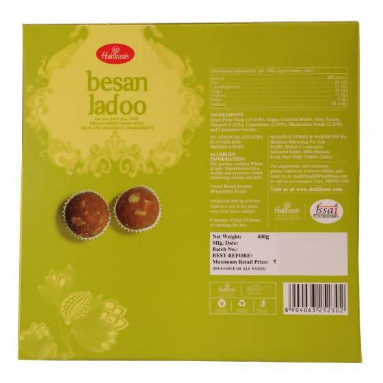 Haldiram's Besan Ladoo -500 G