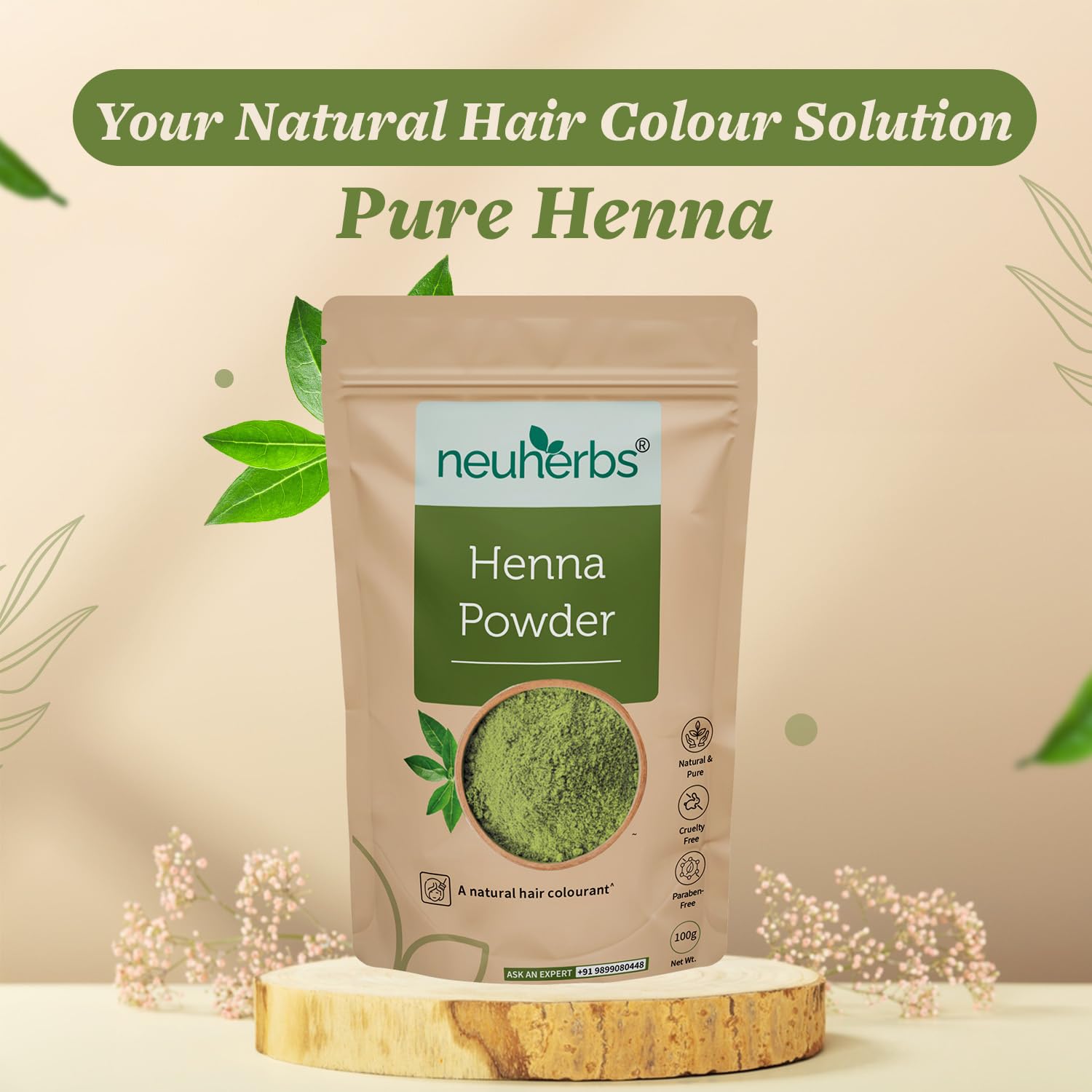 Neuherbs Henna Powder - 100g