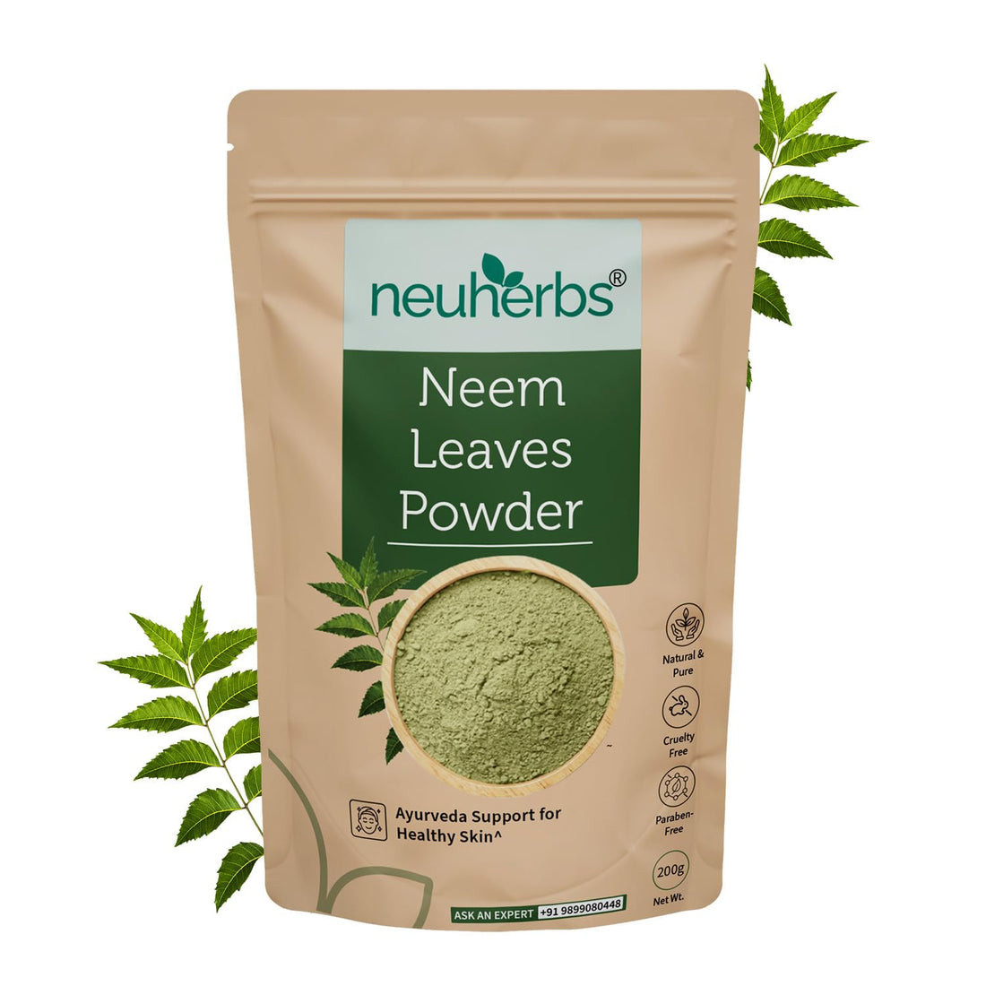 Neuherbs Neem Powder For Healthy & Glowing Skin - 200g