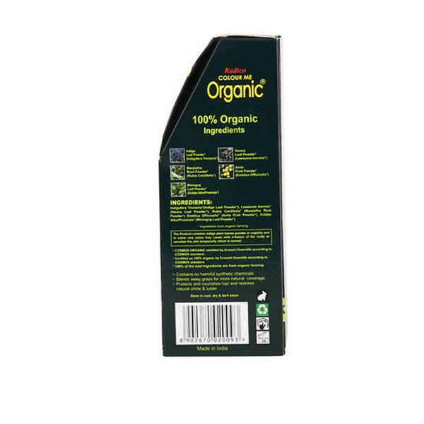 Radico Organic Hair Colour – Soft Black – 100 gm