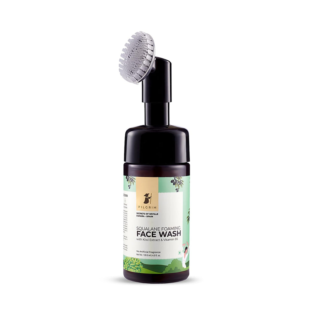 PILGRIM Squalane Foaming Face Wash 120ml | Hydrating Cleanser