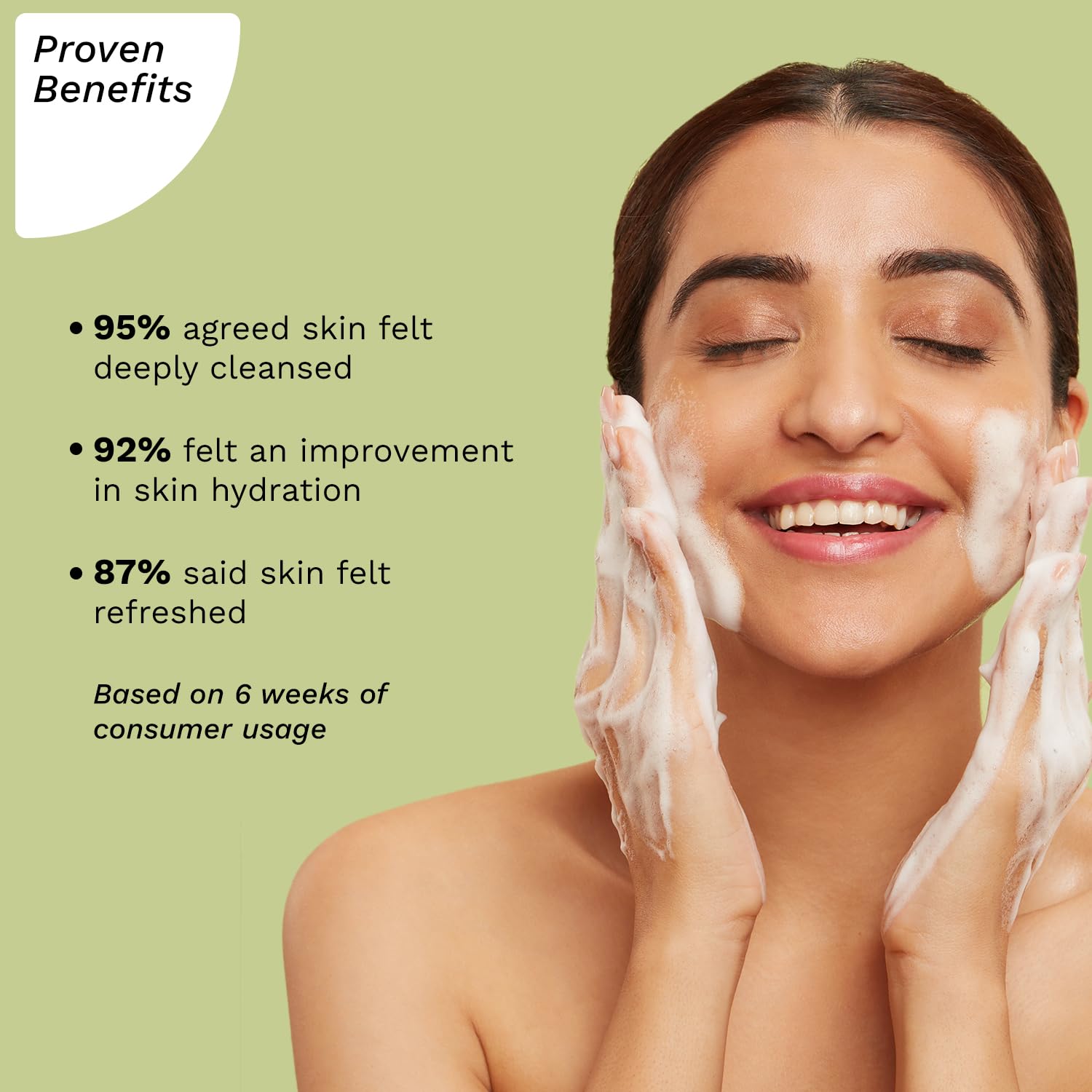 PILGRIM Squalane Foaming Face Wash 120ml | Hydrating Cleanser