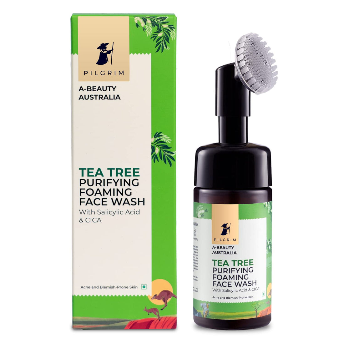 PILGRIM Tea Tree Face Wash 120ml | Acne & Oily Skin