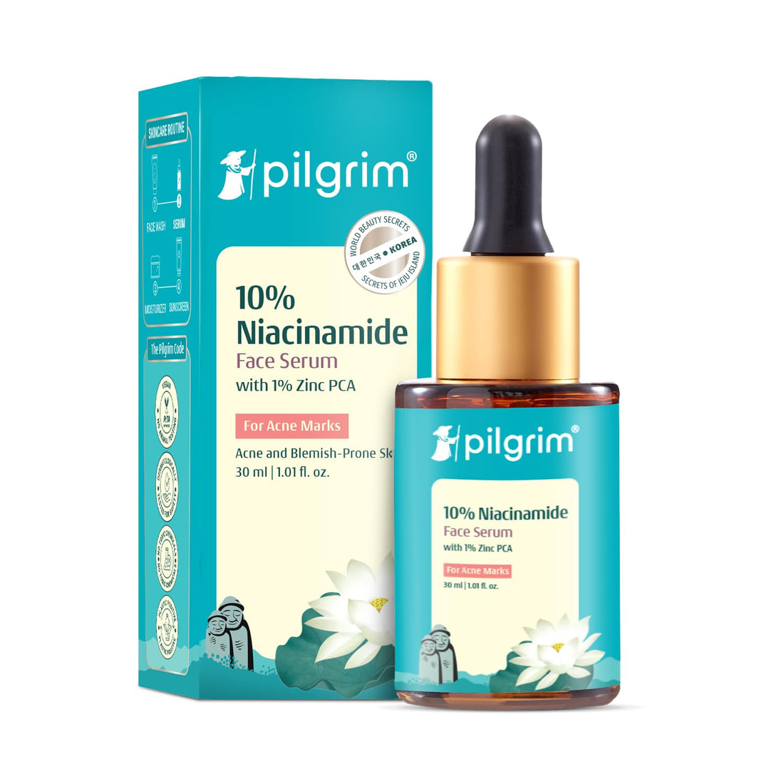 Pilgrim 10% Niacinamide Serum for Acne Marks & Oil Control