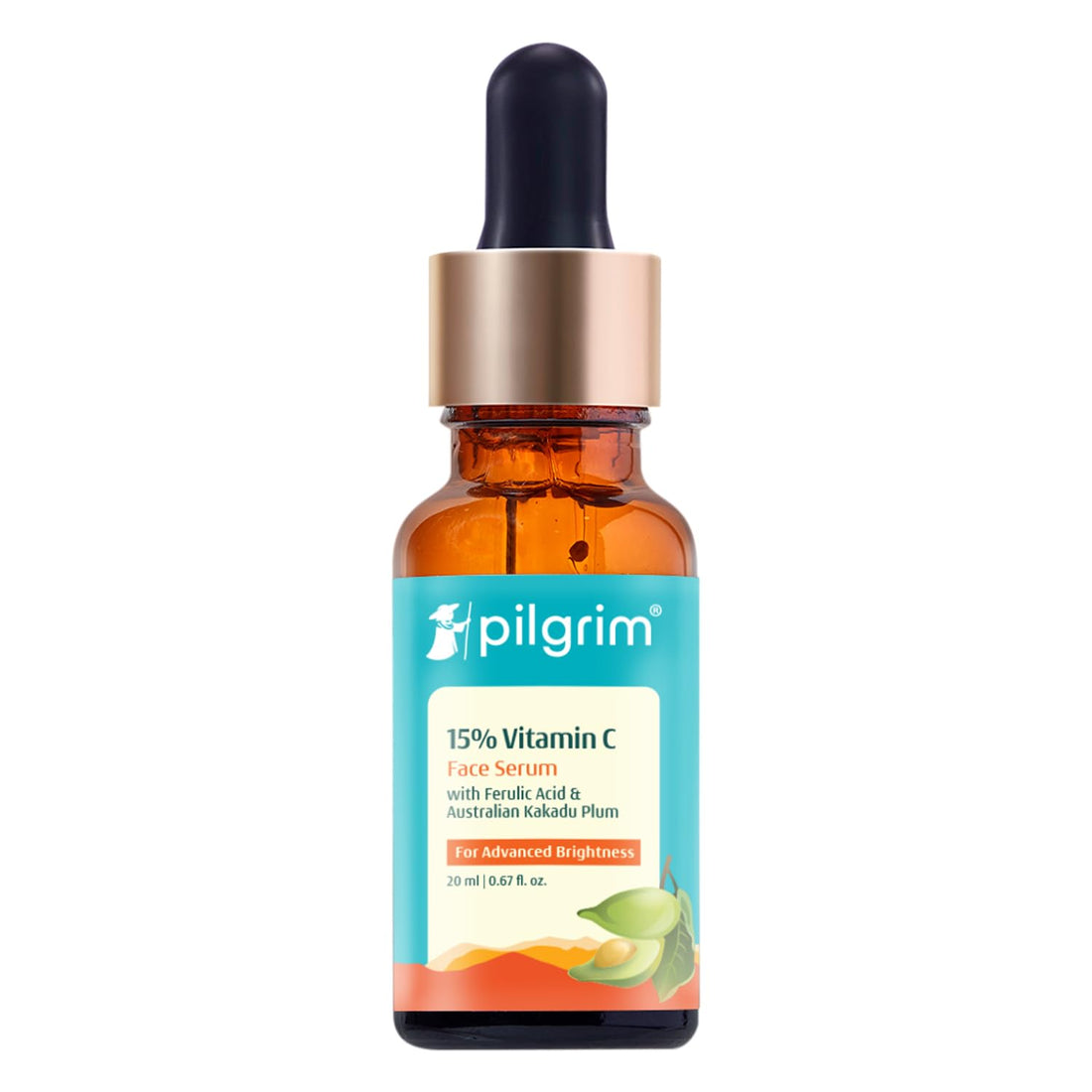 Pilgrim 15% Vitamin C Serum 20ml | Glowing Skin Formula