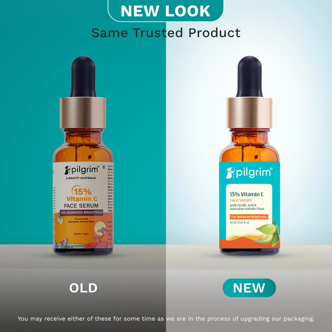 Pilgrim 15% Vitamin C Serum 20ml | Glowing Skin Formula