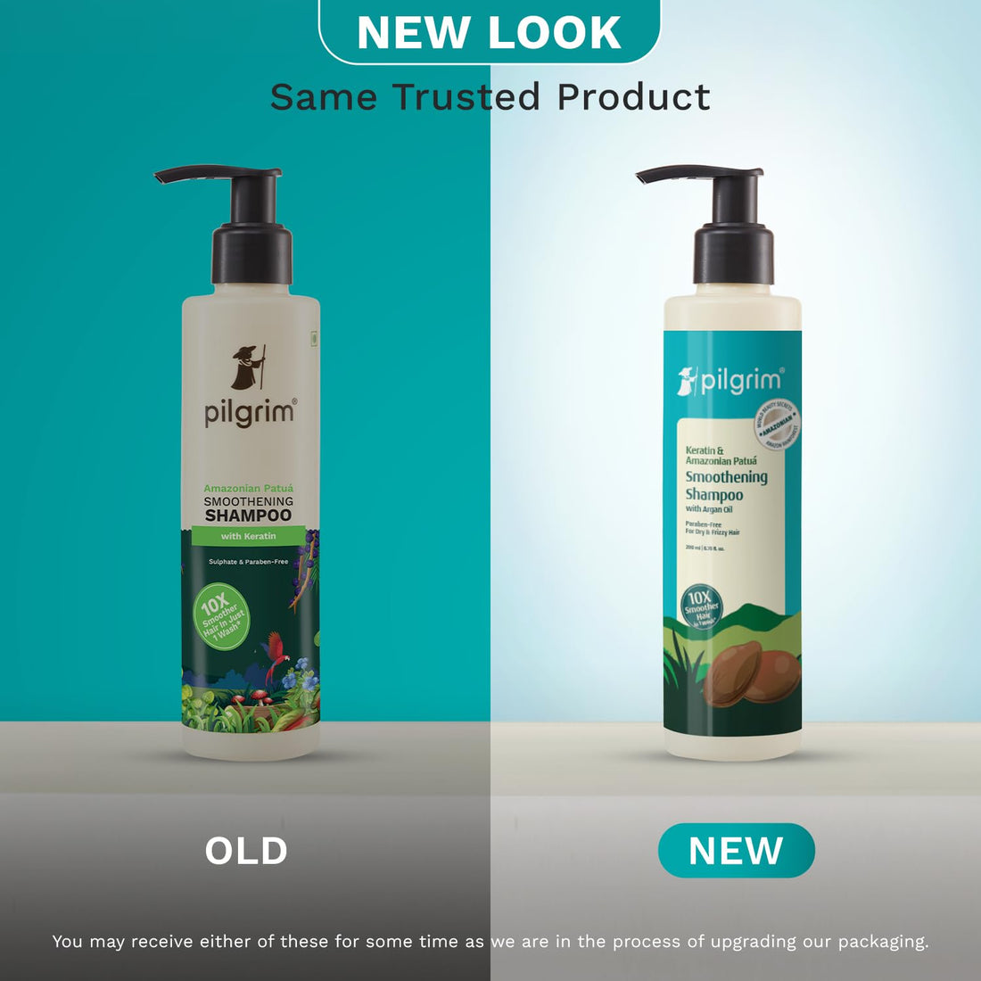 Pilgrim Patuá & Keratin Smoothening Shampoo for Frizz-Free Hair