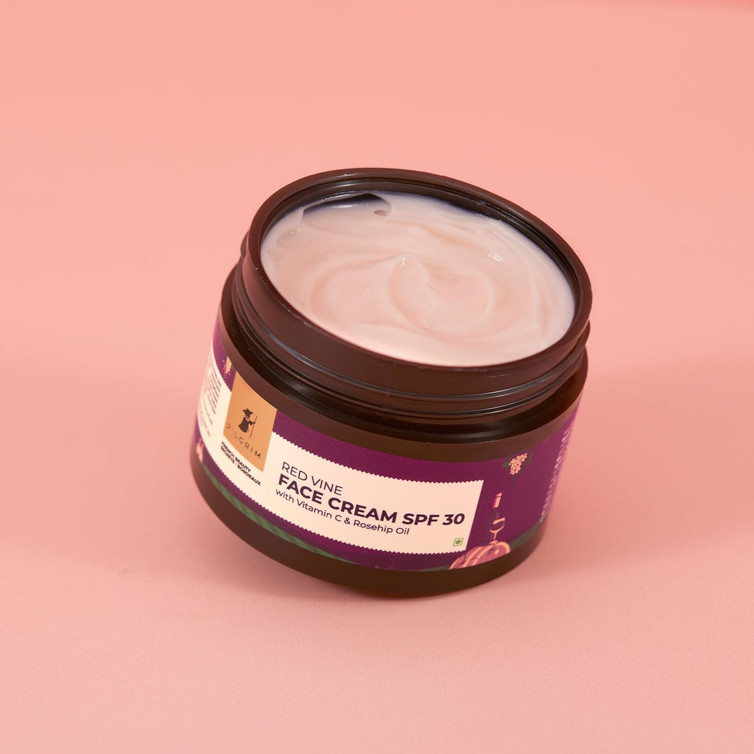 Pilgrim Red Vine Face Cream SPF 30 50g | Glow & Protection