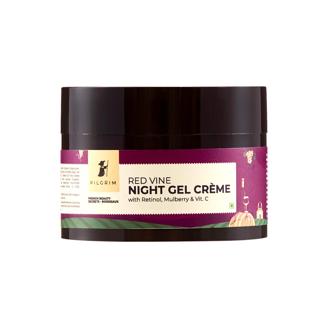 Pilgrim Red Vine Retinol Night Cream for Glowing Skin