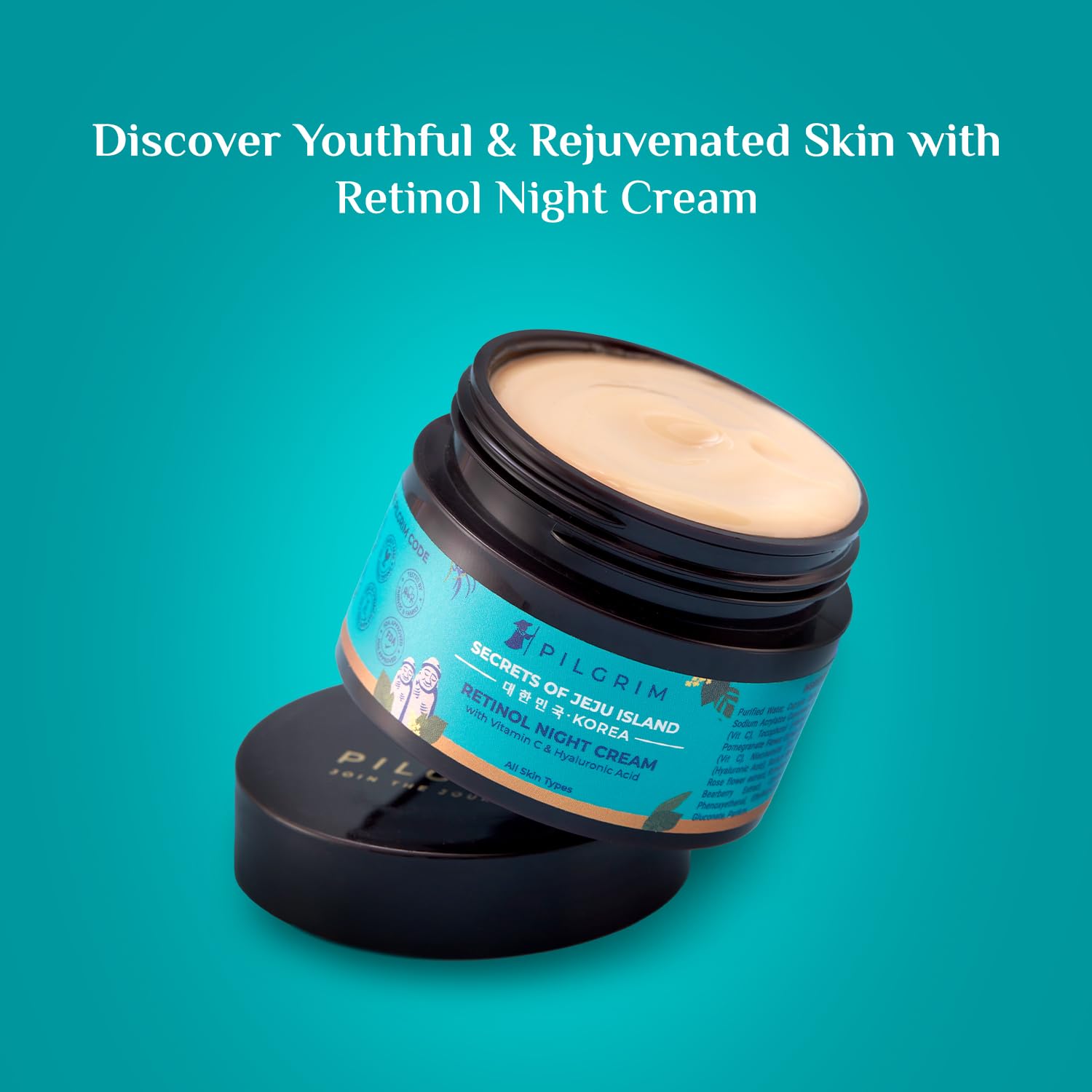 Pilgrim Retinol Anti-Aging Night Cream for Youthful Skin