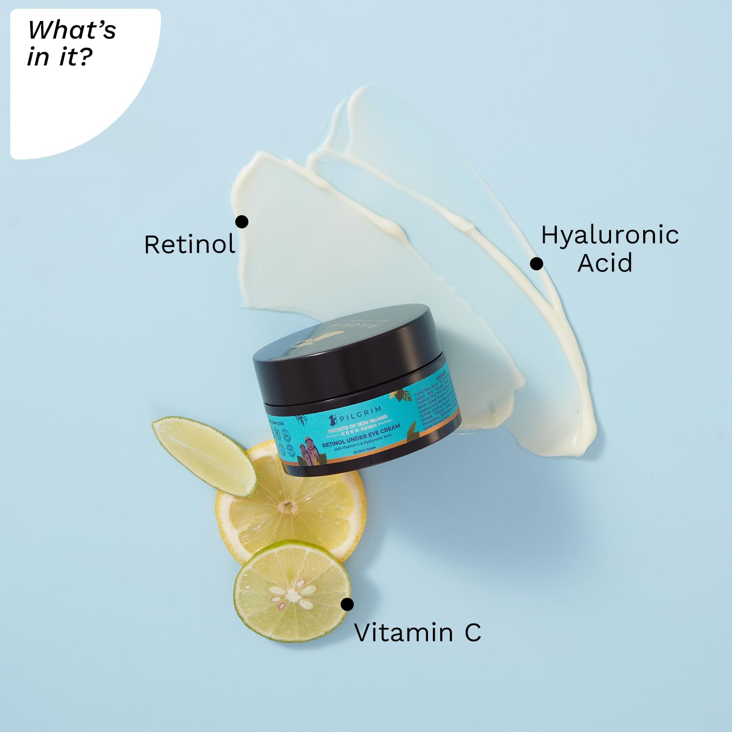 Pilgrim Retinol Under Eye Cream for Dark Circles & Lines
