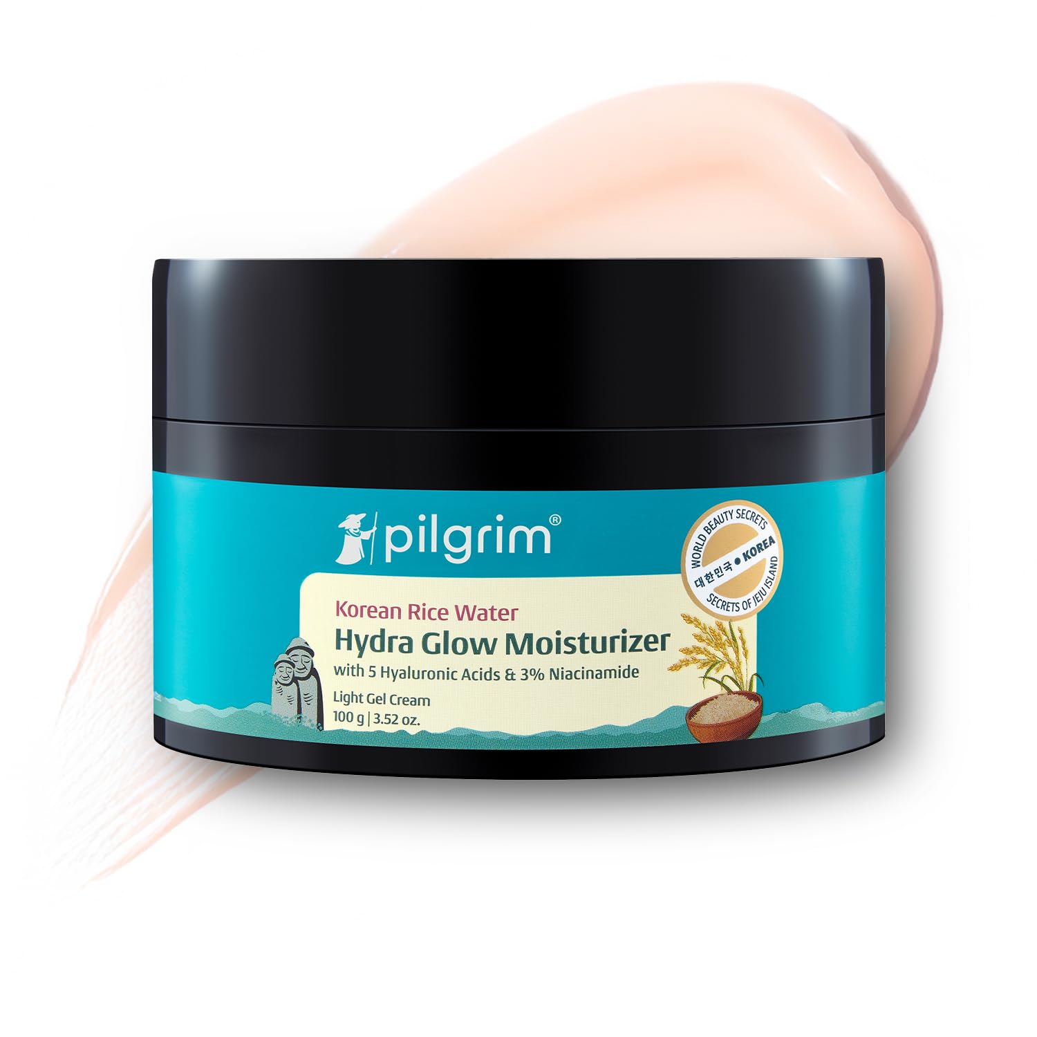 Pilgrim Rice Water Hydra Glow Moisturizer 100g | Glass Skin