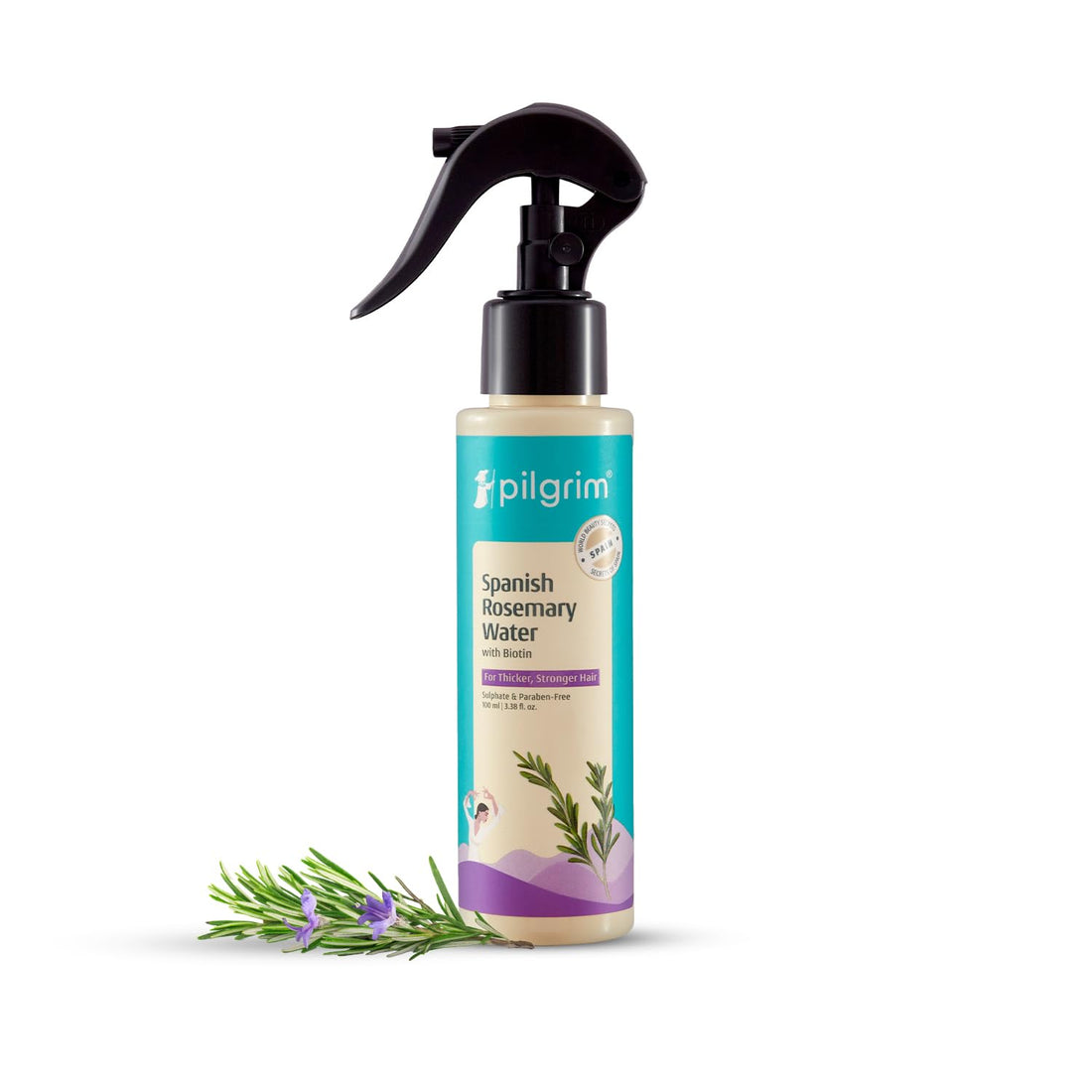Pilgrim Rosemary Water Spray with Biotin for Hair Growth