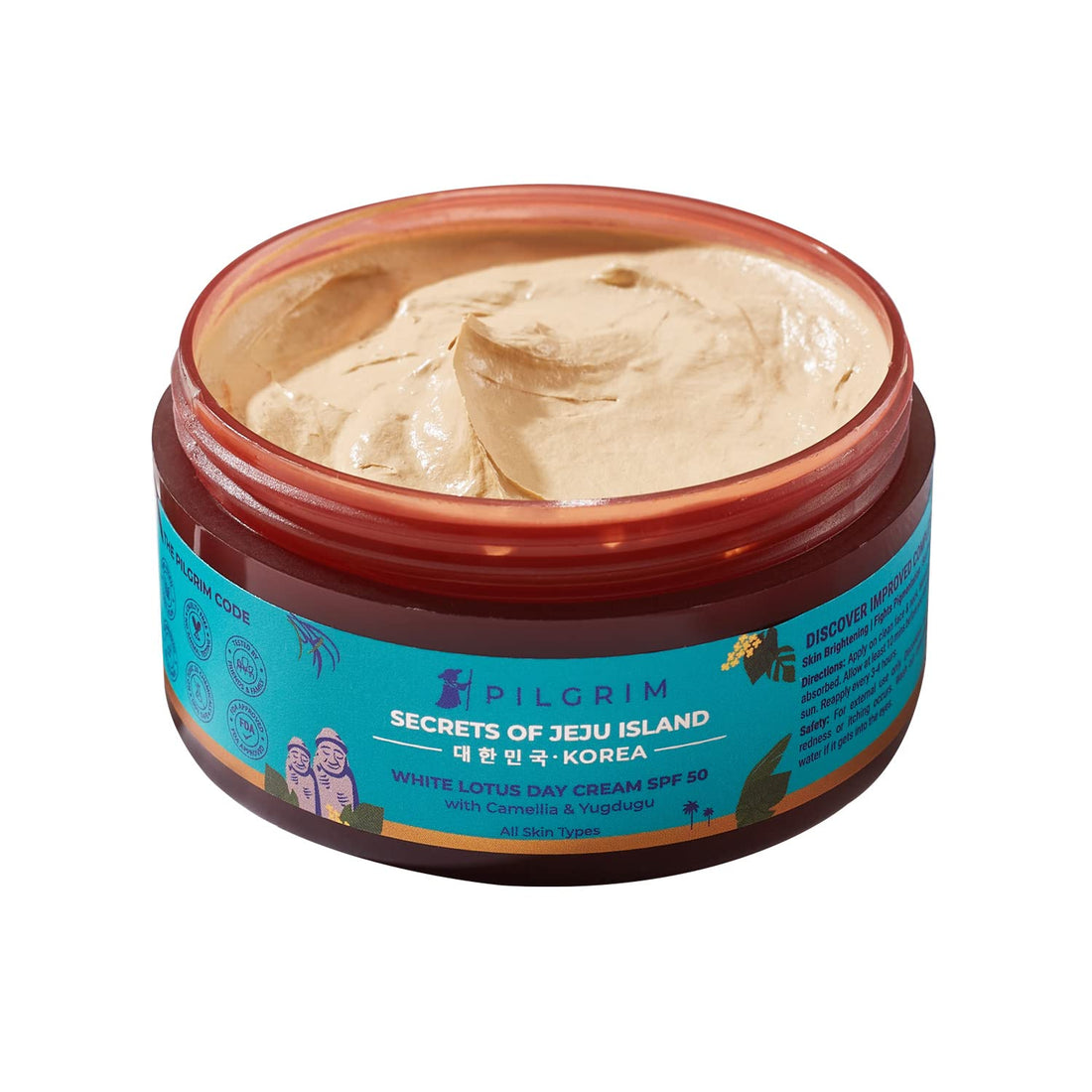 Pilgrim White Lotus Day Cream SPF 50 for Glowing Skin
