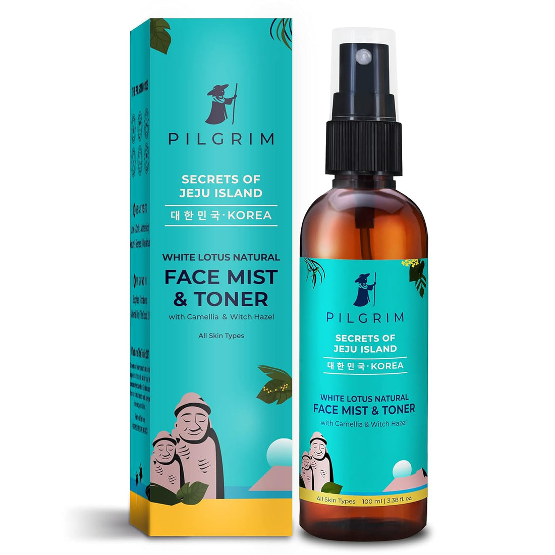 Pilgrim White Lotus Face Mist & Toner 100ml | Glow & Tighten