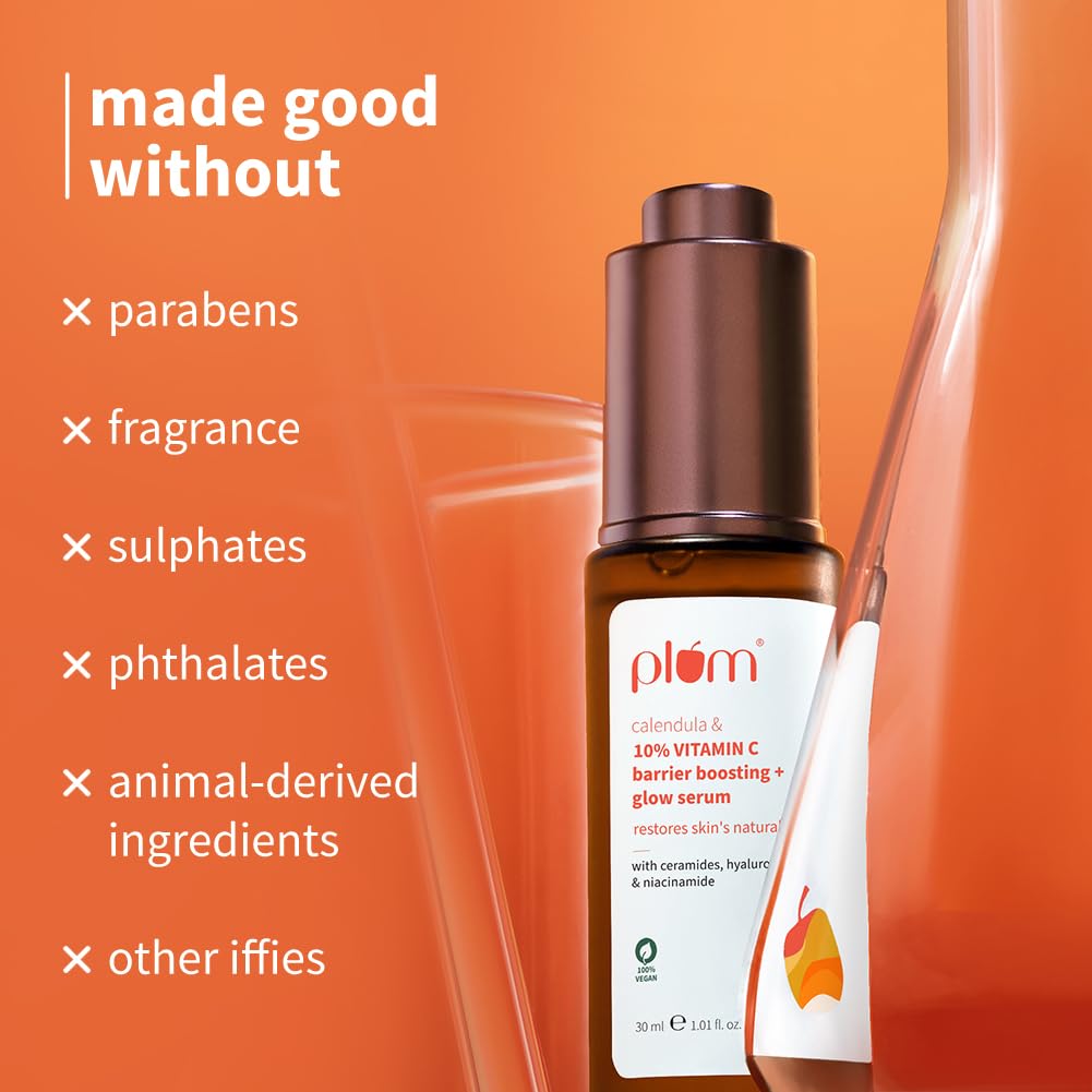 Plum 10% Vitamin C & Calendula Glow Serum 30ml
