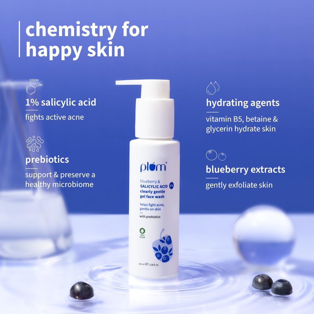 Plum 1% Salicylic Acid Gel Face Wash 100ml