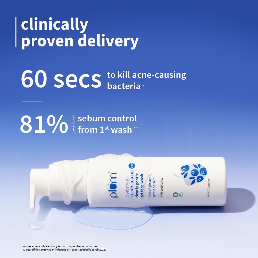 Plum 1% Salicylic Acid Gel Face Wash 100ml