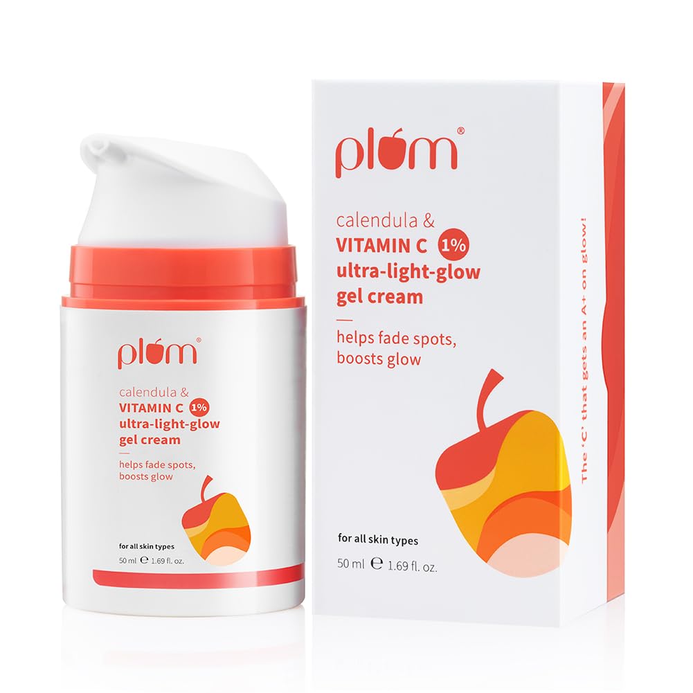 Plum 1% Vitamin C Gel Cream for Glow & Hydration 50g
