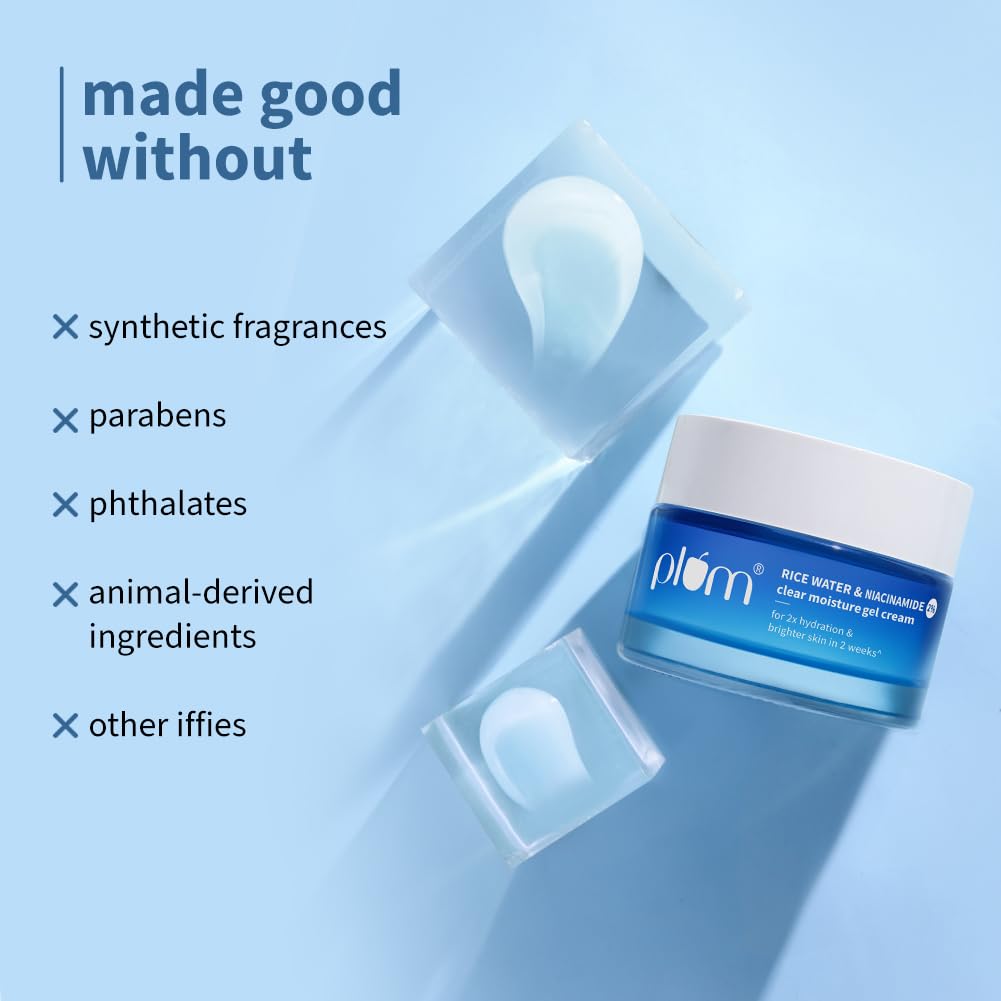 Plum 2% Niacinamide Gel Cream 50g | Bright & Oil-Free