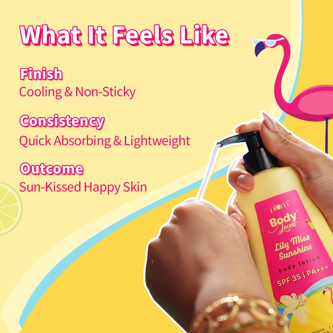 Plum BodyLovin' Lily Miss Sunshine SPF35 Body Lotion 200ml