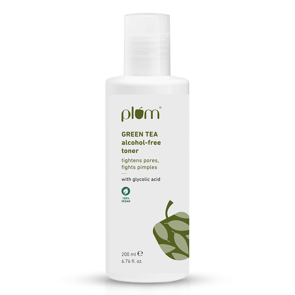 Plum Green Tea Face Toner with Glycolic Acid 200ml