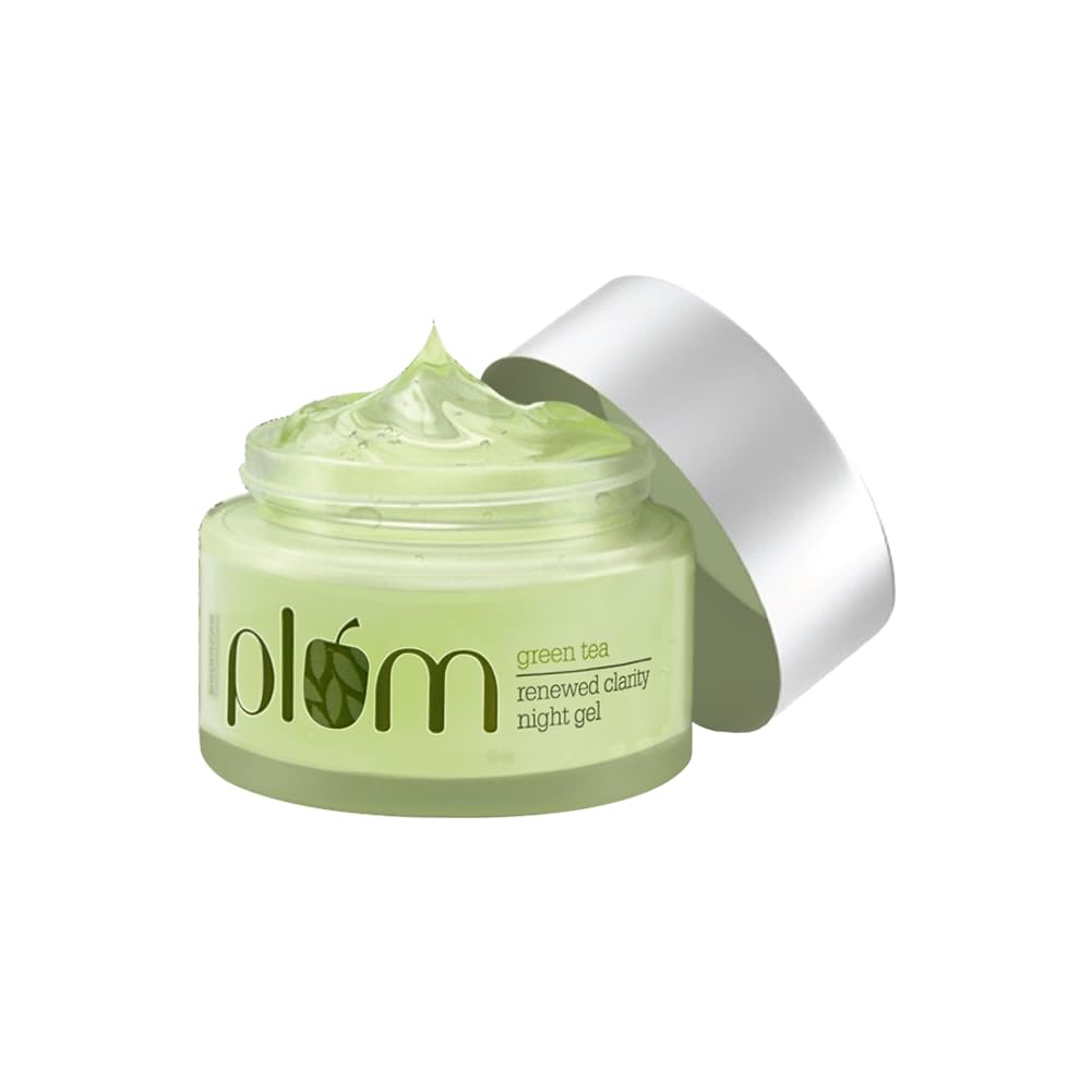 Plum Green Tea Night Gel 50ml | Clear, Hydrated Skin