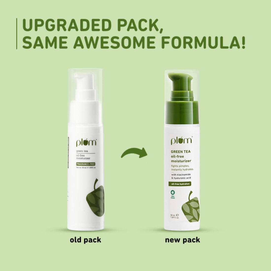 Plum Green Tea Oil-Free Face Moisturizer with Niacinamide